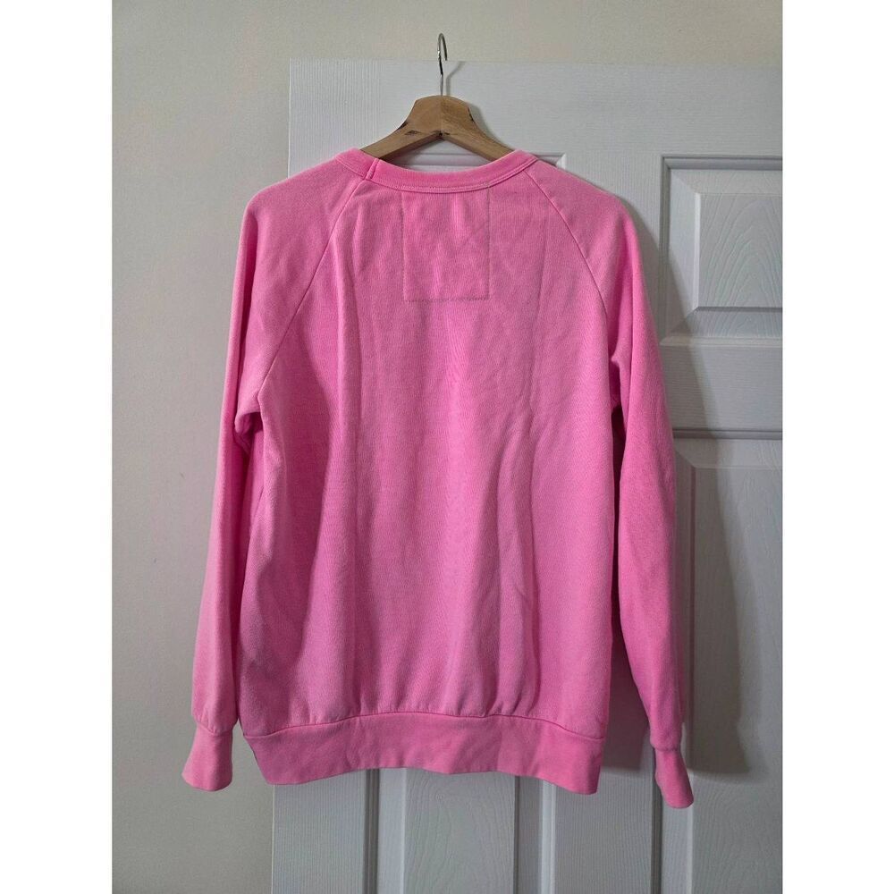 Aviator nation Daydream Crew Sweatshirt, Neon Pink M - Picture 6 of 7